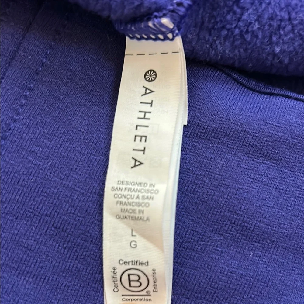 Athleta Blue Zip Up | L